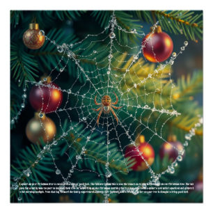 Christmas Spider Poster