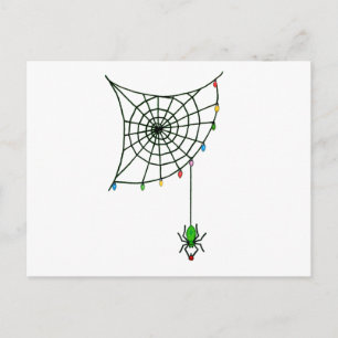 Christmas Spider Web Lights Goth Holiday