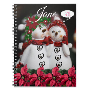 Christmas Spiral Notebook