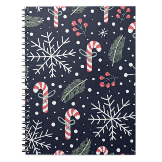 christmas Spiral Photo Notebook
