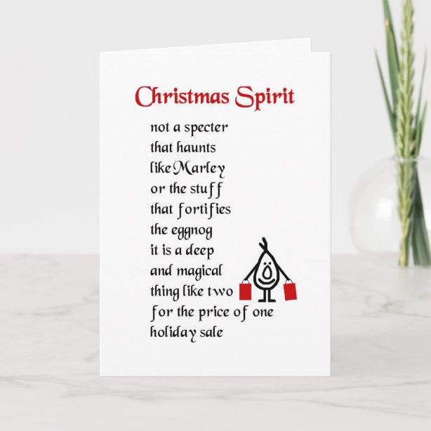 Personalized Funny Christmas Poem Gifts on Zazzle