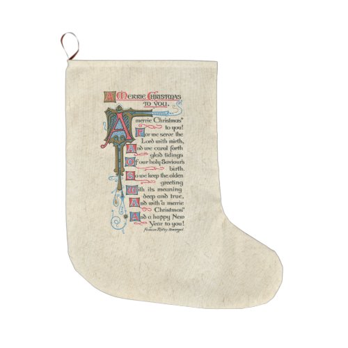 Christmas Spirit Celebrate Jesus Christ Stocking