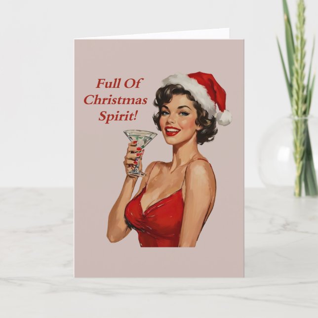 Christmas Spirit Christmas Card (Front)