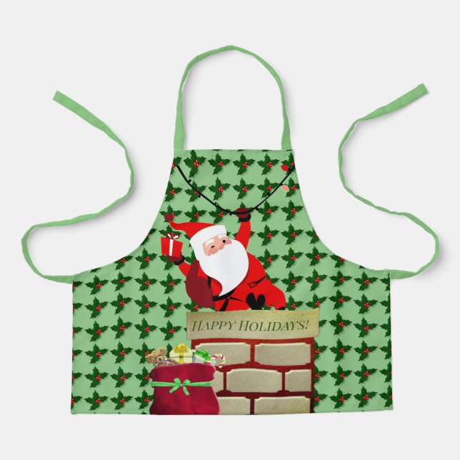 Christmas Spirit Crafts & Holiday Baking  Apron (Front)