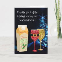 Christmas Spirit Eggnog and Christmas Goblets