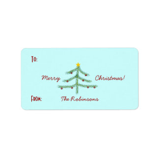 Christmas Spirit Gift Labels