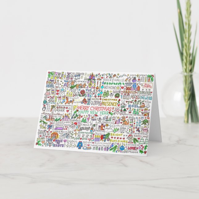 Christmas Spirit Greeting Card (Front)