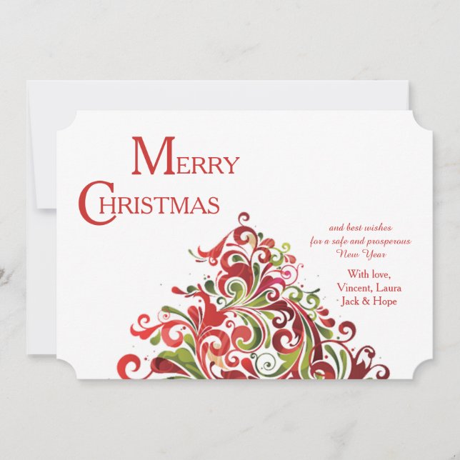 Christmas Spirit Holiday Card (Front)