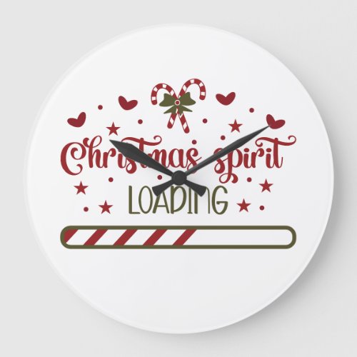 Christmas Spirit Loading Clock