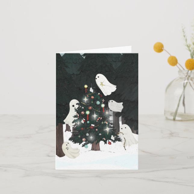 Christmas Spirit Thank You Card (Front)