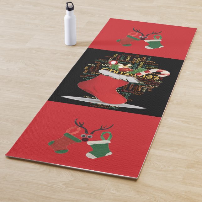 Christmas Sports and Games Yoga Mat (In Situ)