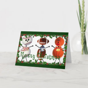 Christmas Sports Fan Holiday Card