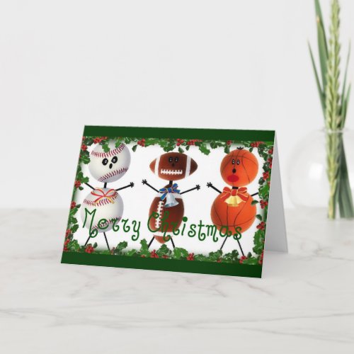 Christmas Sports Fan Holiday Card