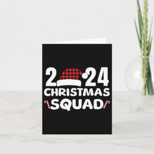 Christmas Squad 2024 Family Group Matching Christm Card