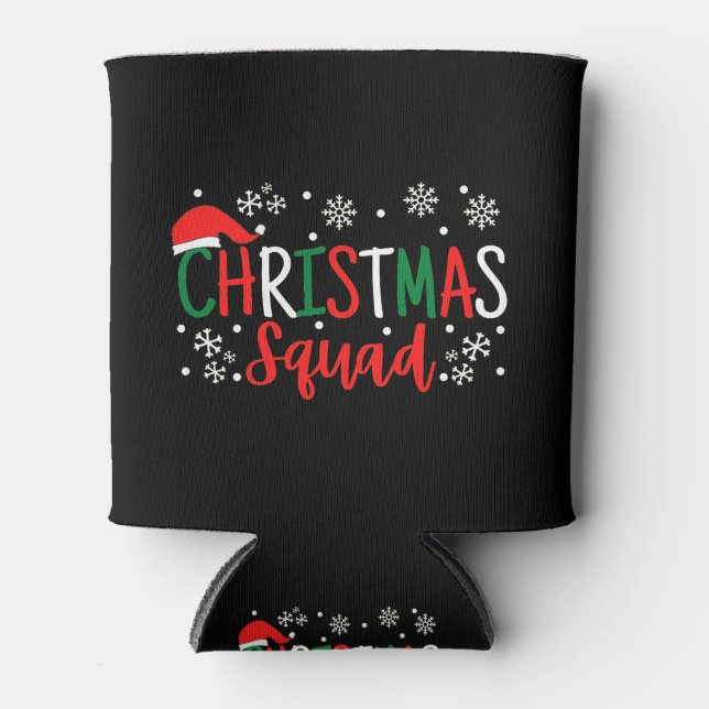 CHRISTMAS SQUAD CAN COOLER (Front)