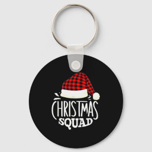 Christmas Squad Family Group Matching Christmas Pa Keychain