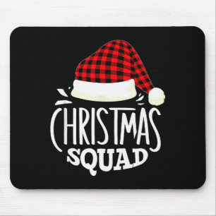 Christmas Squad Family Group Matching Christmas Pa Mouse Pad