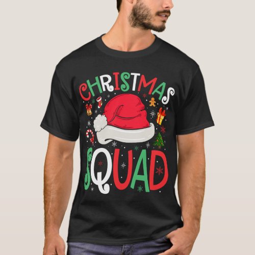 Christmas Squad Family Group Matching Christmas T_Shirt