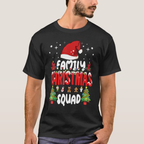 Christmas Squad Family Group Matching Xmas Party P T_Shirt