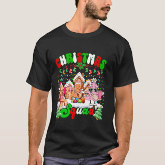 Christmas Squad Funny Boujee cookie Pine Tree Xmas T-Shirt