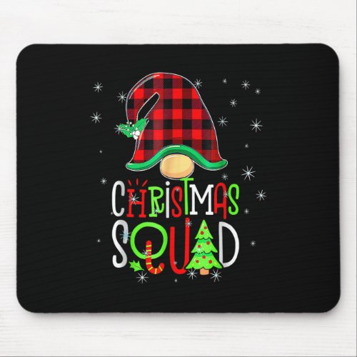 Christmas Squad Funny Xmas Gnome Family Matching P Mouse Pad