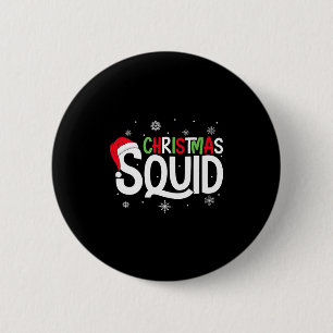 Christmas Squad Matching Family Group Santa Elf Xm Button