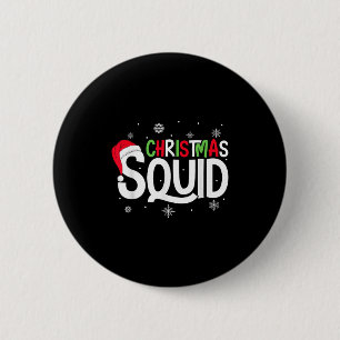 Christmas Squad Matching Family Group Santa Elf Xm Button