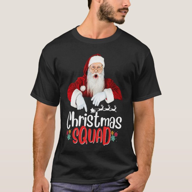Christmas Squad Matching Family T-Shirt (Front)