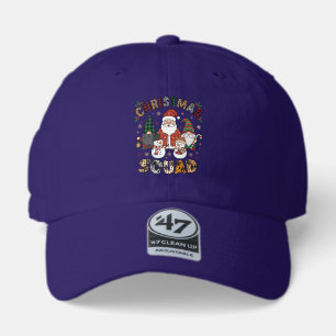 Christmas Squad Santa Gnomes Snowmen Leopard Zebra 47 Brand Hat