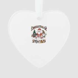 Christmas Squad Santa Gnomes Snowmen Leopard Zebra Ornament