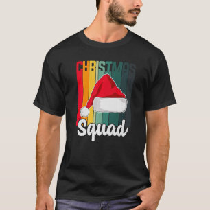 Christmas Squad Santa Hat Matching Family Christm T-Shirt