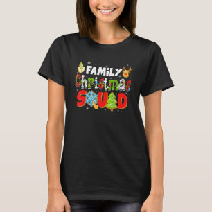 Christmas Squad Santa Reindeer Family Matching Xma T-Shirt