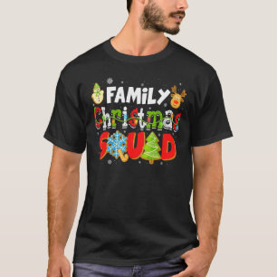 Christmas Squad Santa Reindeer Family Matching Xma T-Shirt
