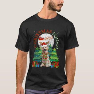 Christmas Squad Santa Reindeer Labrador Retriever  T-Shirt