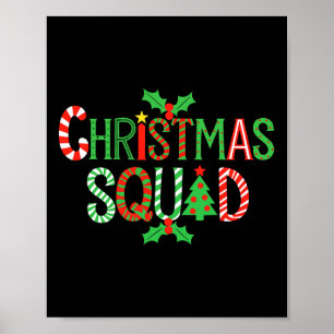 Christmas Squad Shirt Family Adult Kids Christmas  Poster