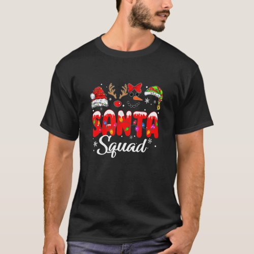 Christmas Squad  Team Xmas Tree Family Matching Pa T_Shirt