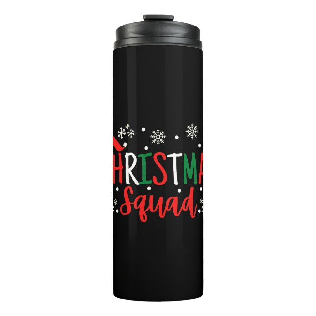 CHRISTMAS SQUAD THERMAL TUMBLER (Front)