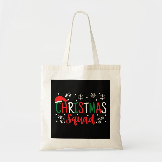 CHRISTMAS SQUAD TOTE BAG (Front)