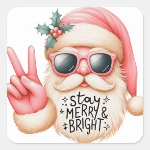 Christmas Square Sticker