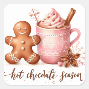 Christmas Square Sticker