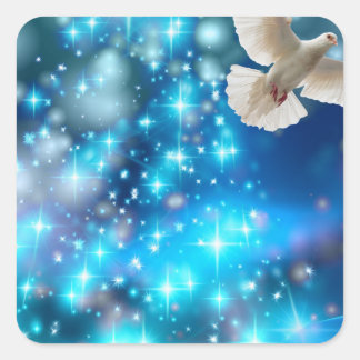 Christmas Square Sticker