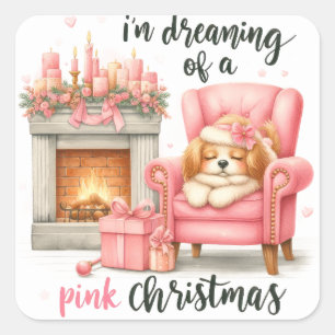 Christmas Square Sticker