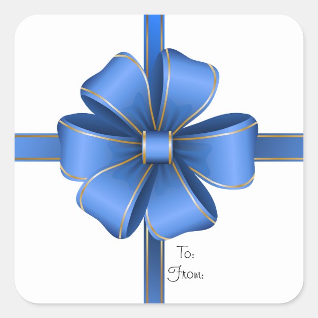 Christmas Square Sticker (Front)