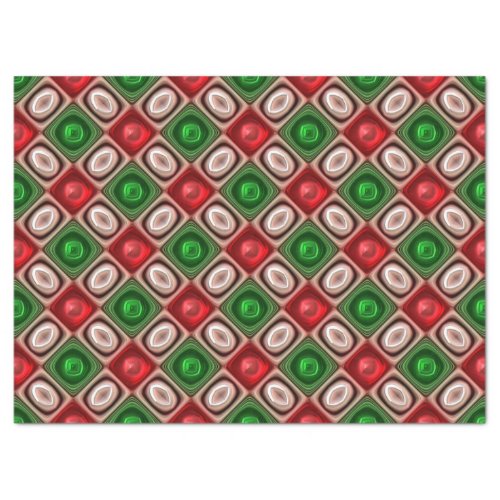 christmas squares tissue paper