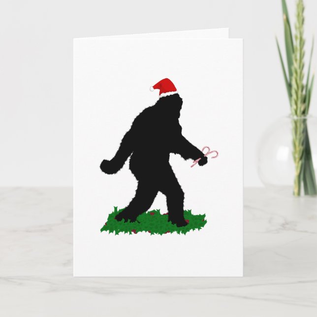 Christmas Squatchin' Holiday Card (Front)