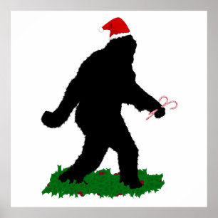 Christmas Squatchin' Poster