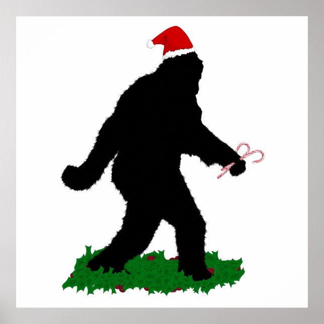 Christmas Squatchin' Poster (Front)