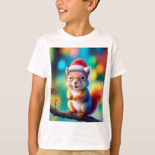 Christmas Squirrel As Santa Claus Design-56765 T-Shirt