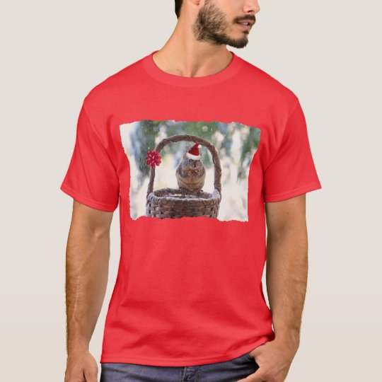 Christmas Squirrel in the Snow T-Shirt