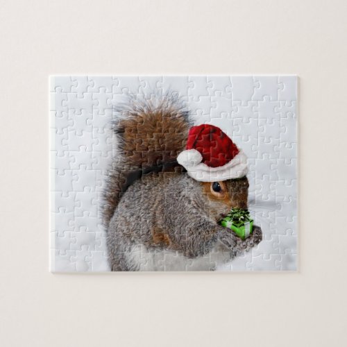 Christmas Squirrel Jigsaw Puzzle